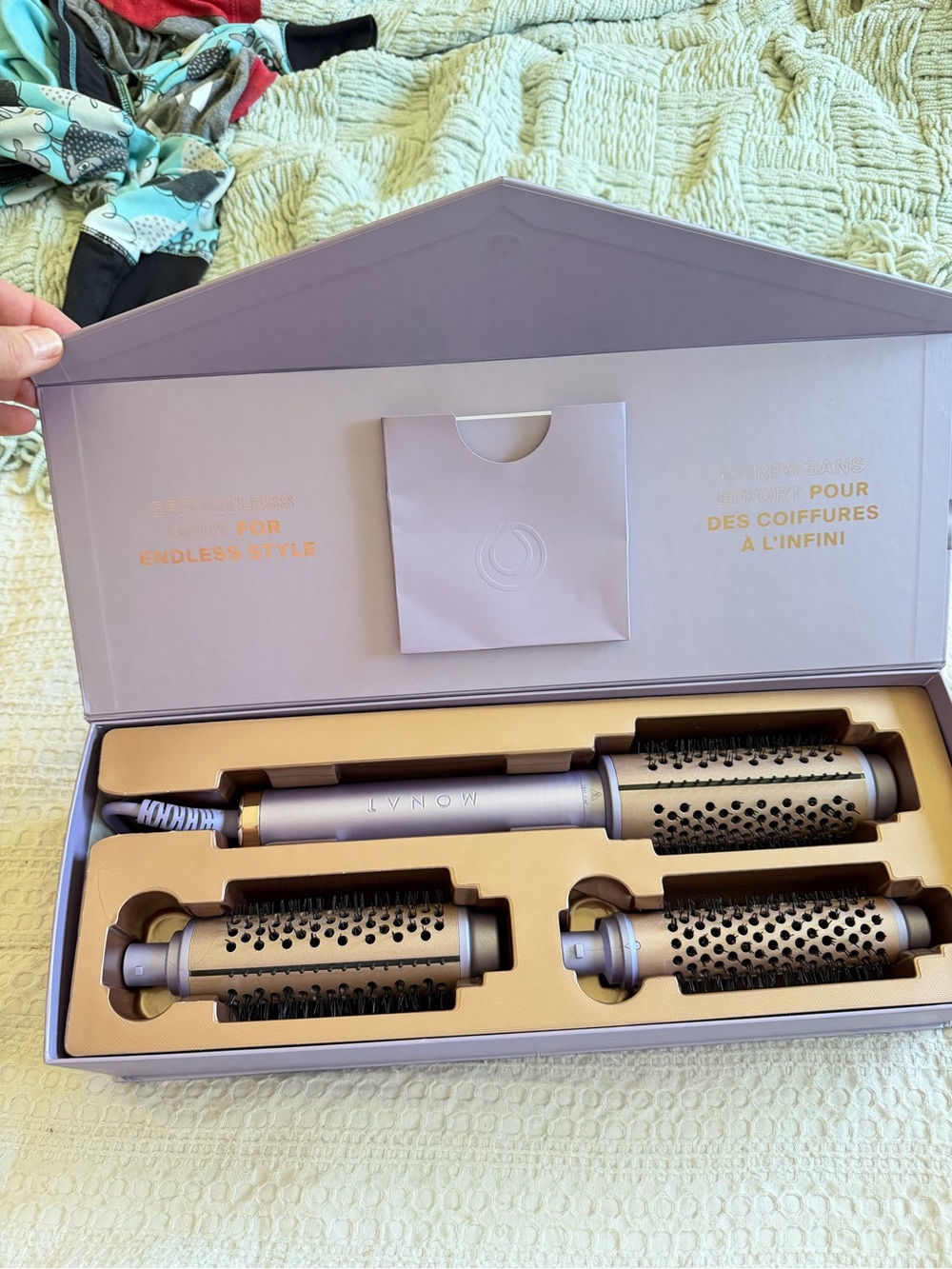 MONAT Convertible Hot Styling Brush - Lavender